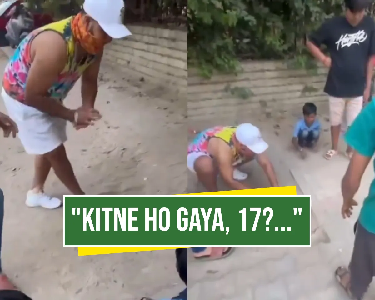 WATCH: Rishabh Pant plays 'Golli' with kids in streets