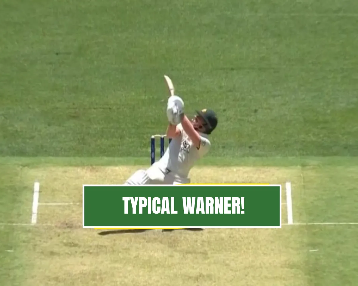 WATCH: David Warner hits unbelievable overhead six off Shaheen Shah Afridi's ball in 1st Test of AUS vs PAK