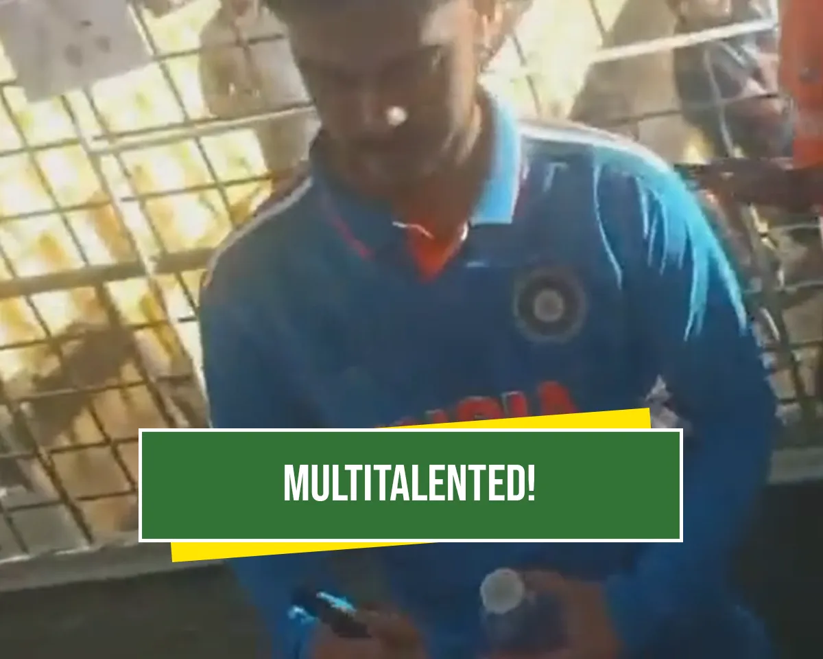 WATCH: Ishan Kishan speaks kannada while giving autograph to groundsmen in Bengaluru after ODI World Cup 2023 clash against Netherlands