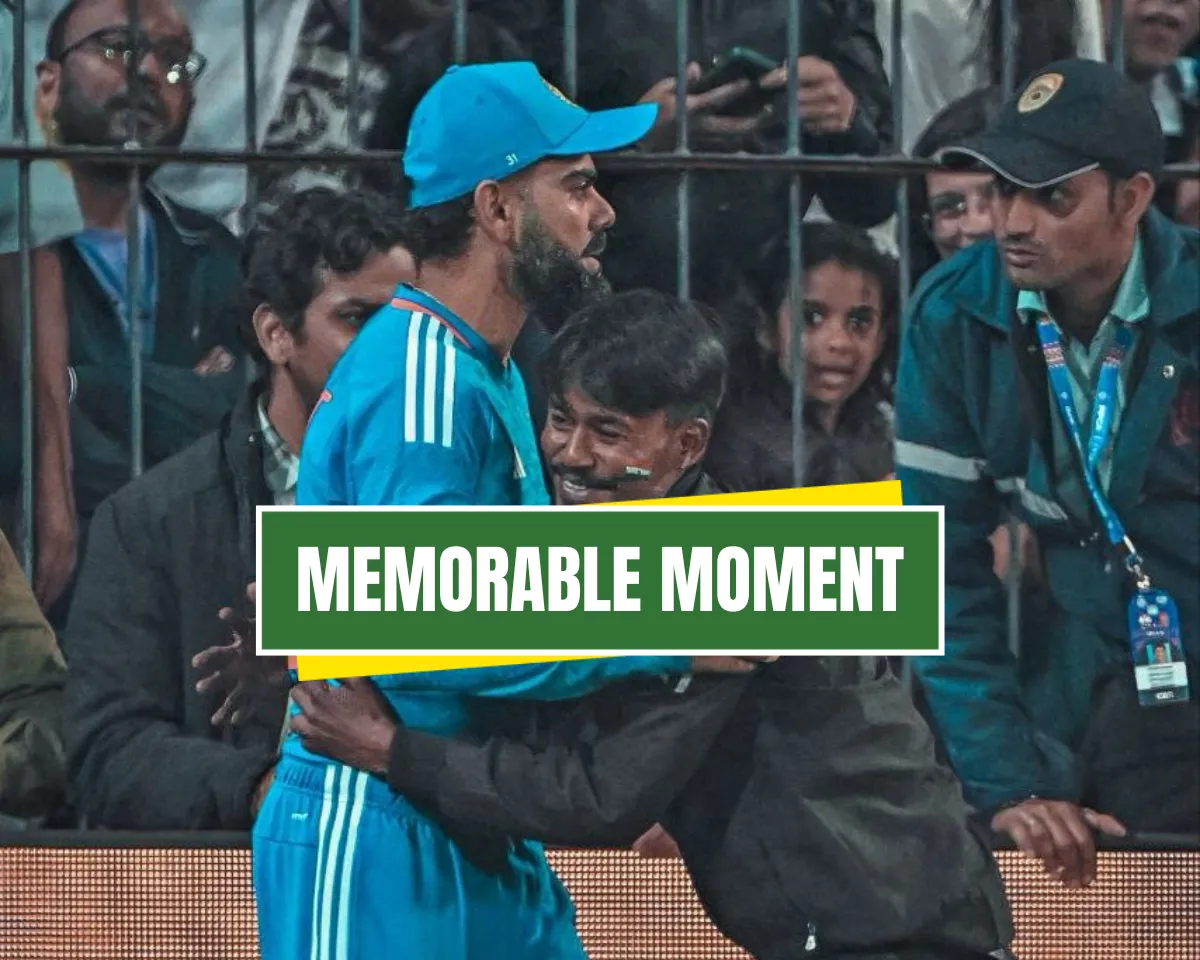 WATCH: Fan hugs Virat Kohli during 2nd T20I against Afghanistan at Holkar Stadium