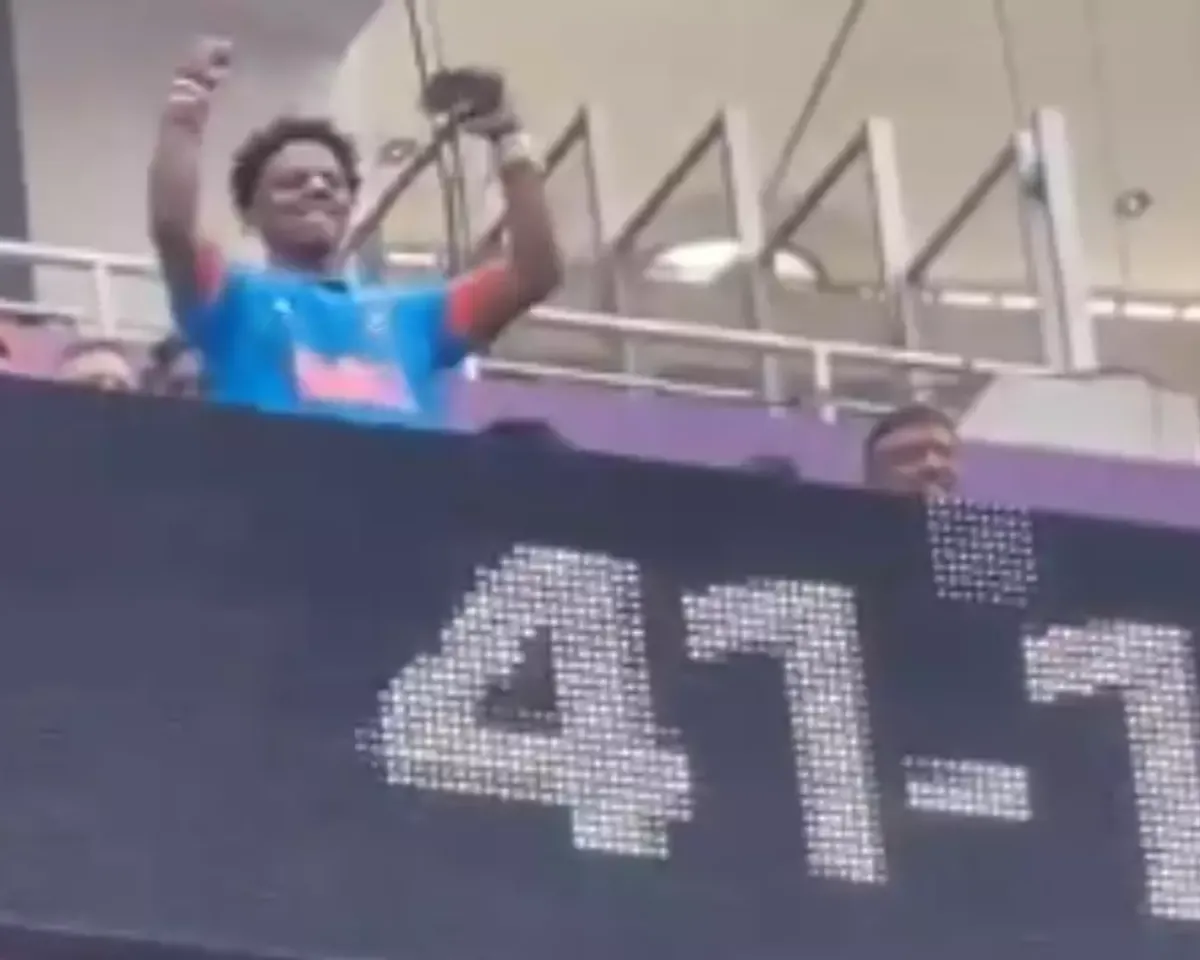 WATCH: IShowSpeed cheers Indian team against Pakistan during the ODI World Cup 2023 game in Ahmedabad