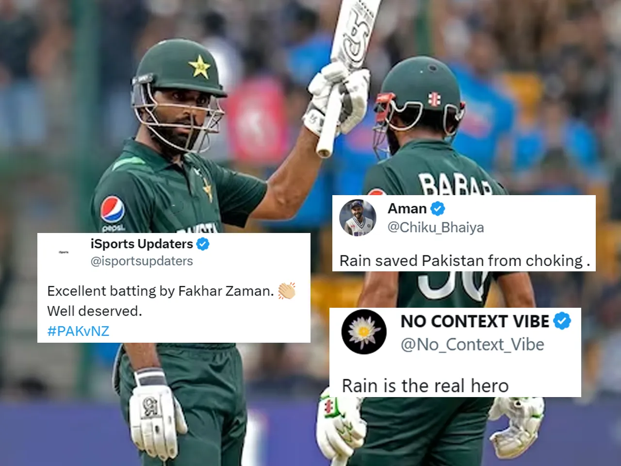 'Abh toh qualification pakki'- Fans react as Pakistan beat New Zealand by 21 runs by DLS method in ODI World Cup 2023