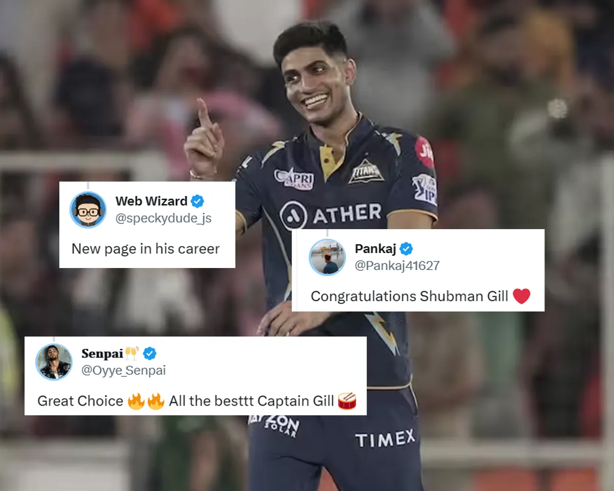 Shubman Gill becomes captain for GT