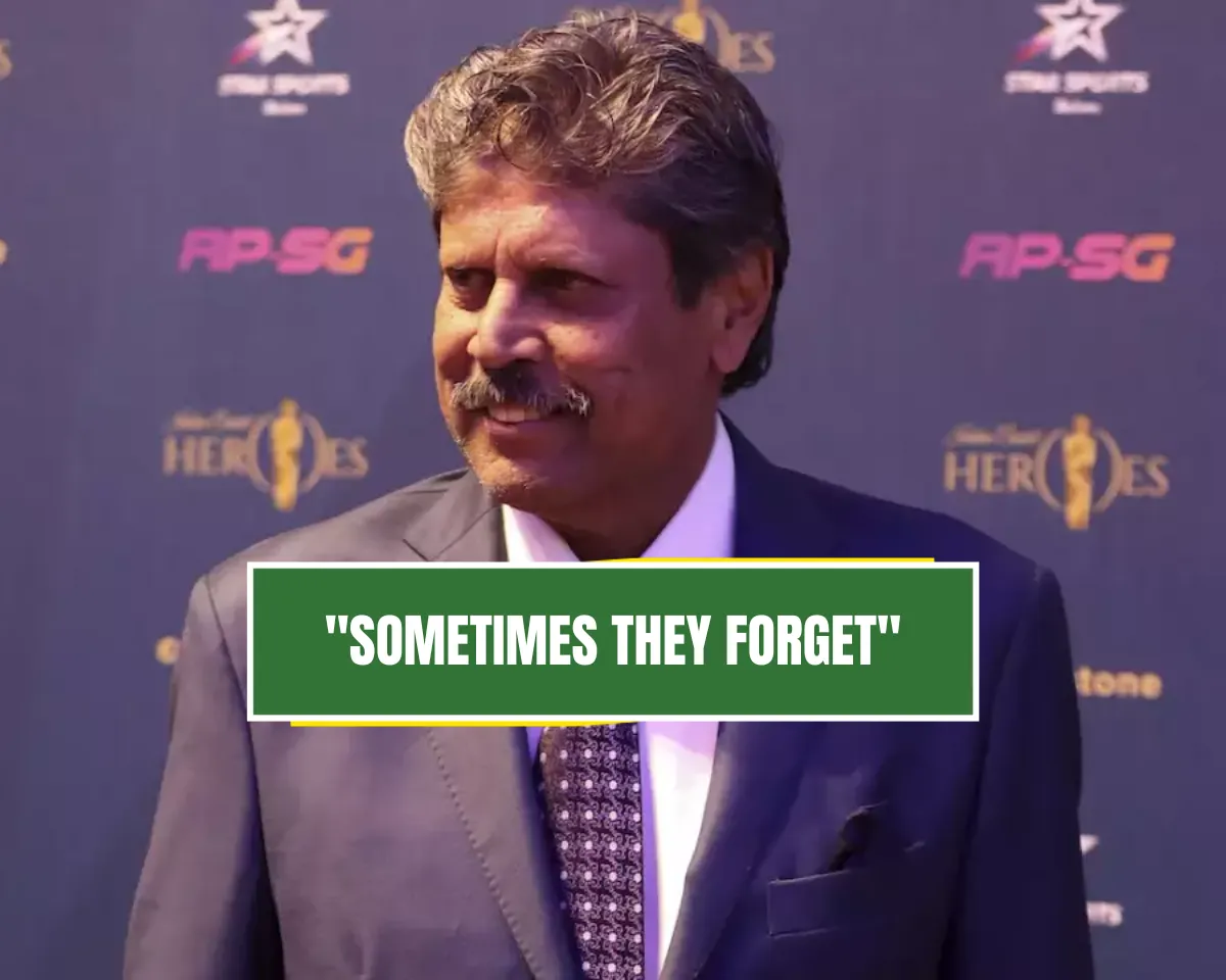 Kapil Dev's shocking revelation