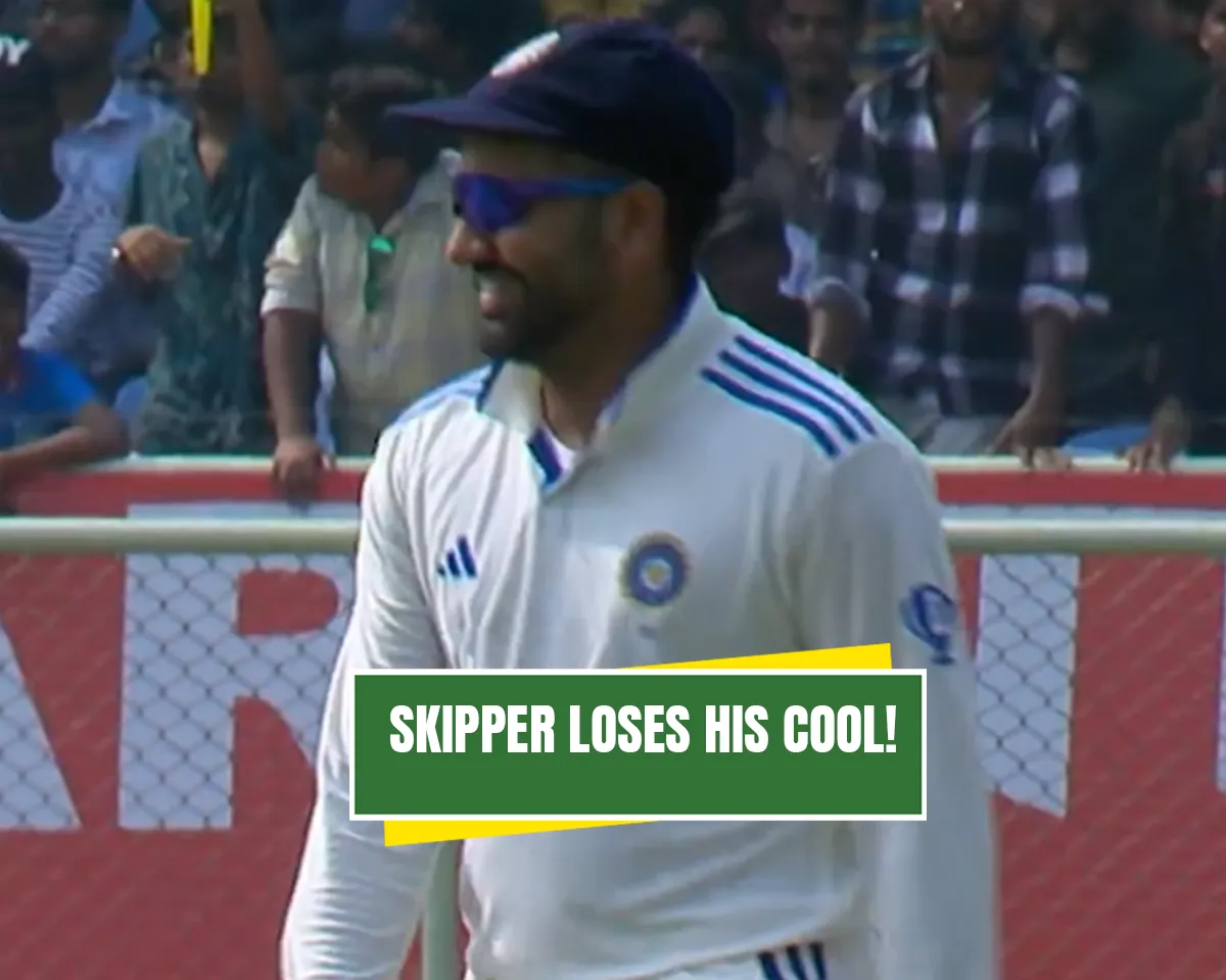 Rohit didn't mince any words while giving instructions to his teammates.