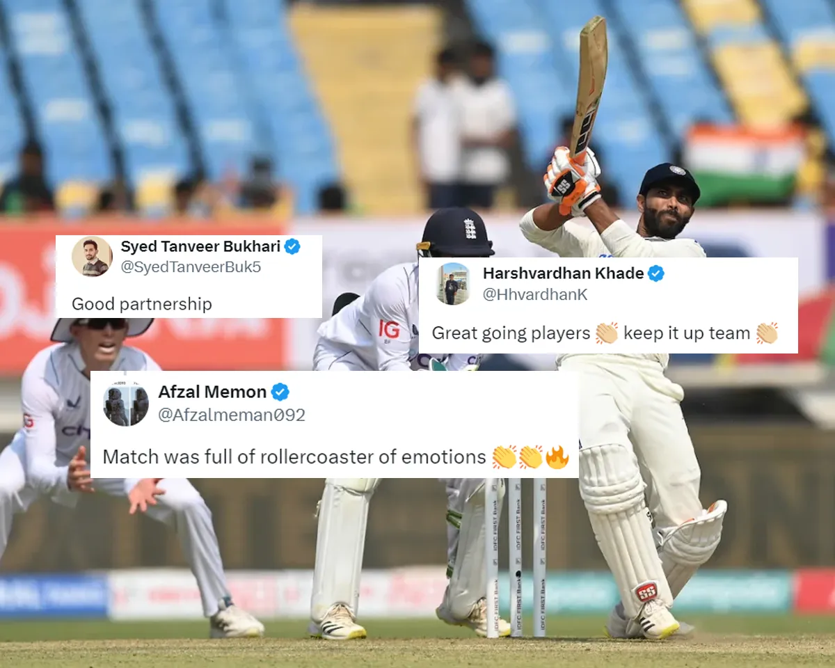 'Run out chorke baki sab sahi tha'- Fans react as India dominate Day 1 of 3rd Test after score Rohit Sharma and Ravindra Jadeja scores century against England