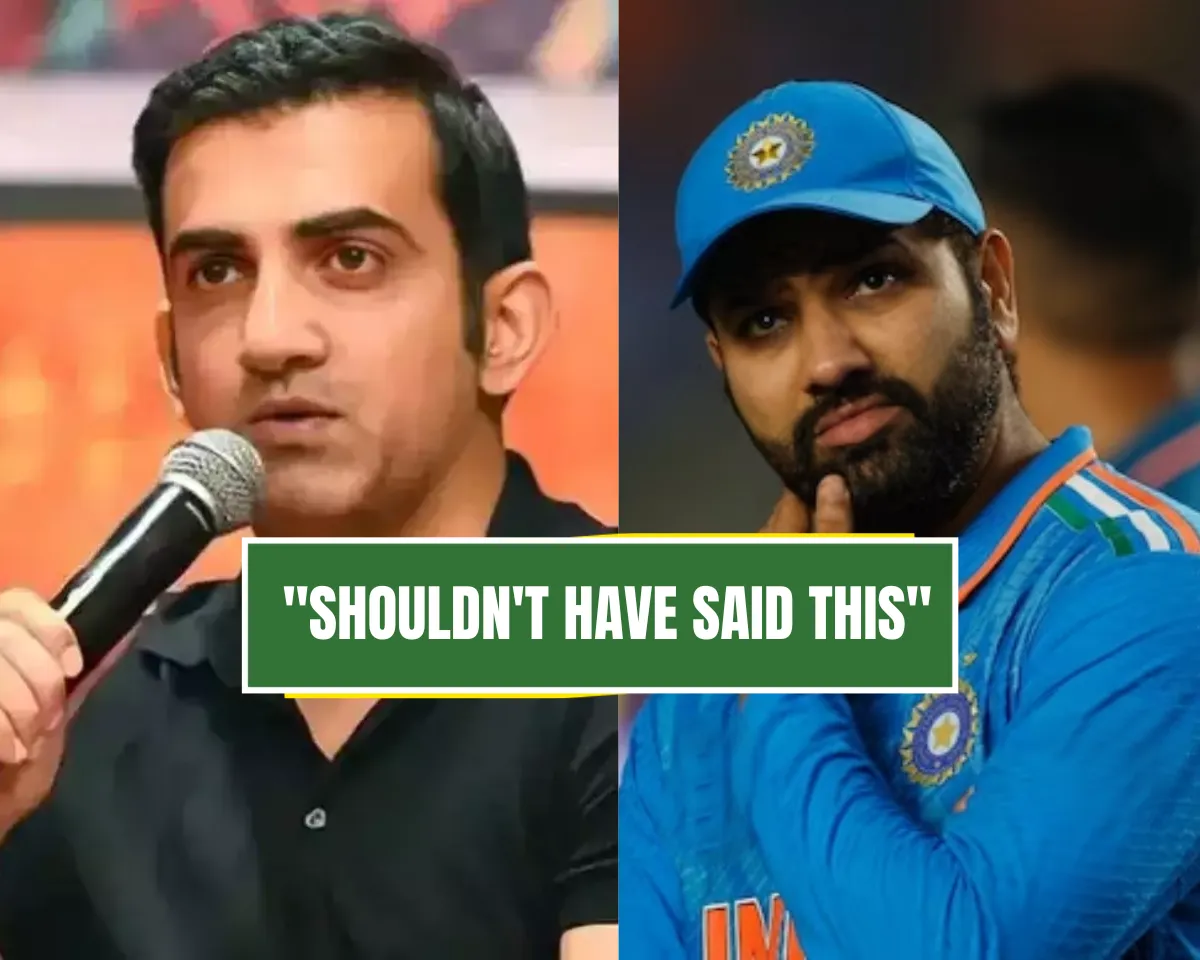 Gautam Gambhir blunt take on Rohit Sharma