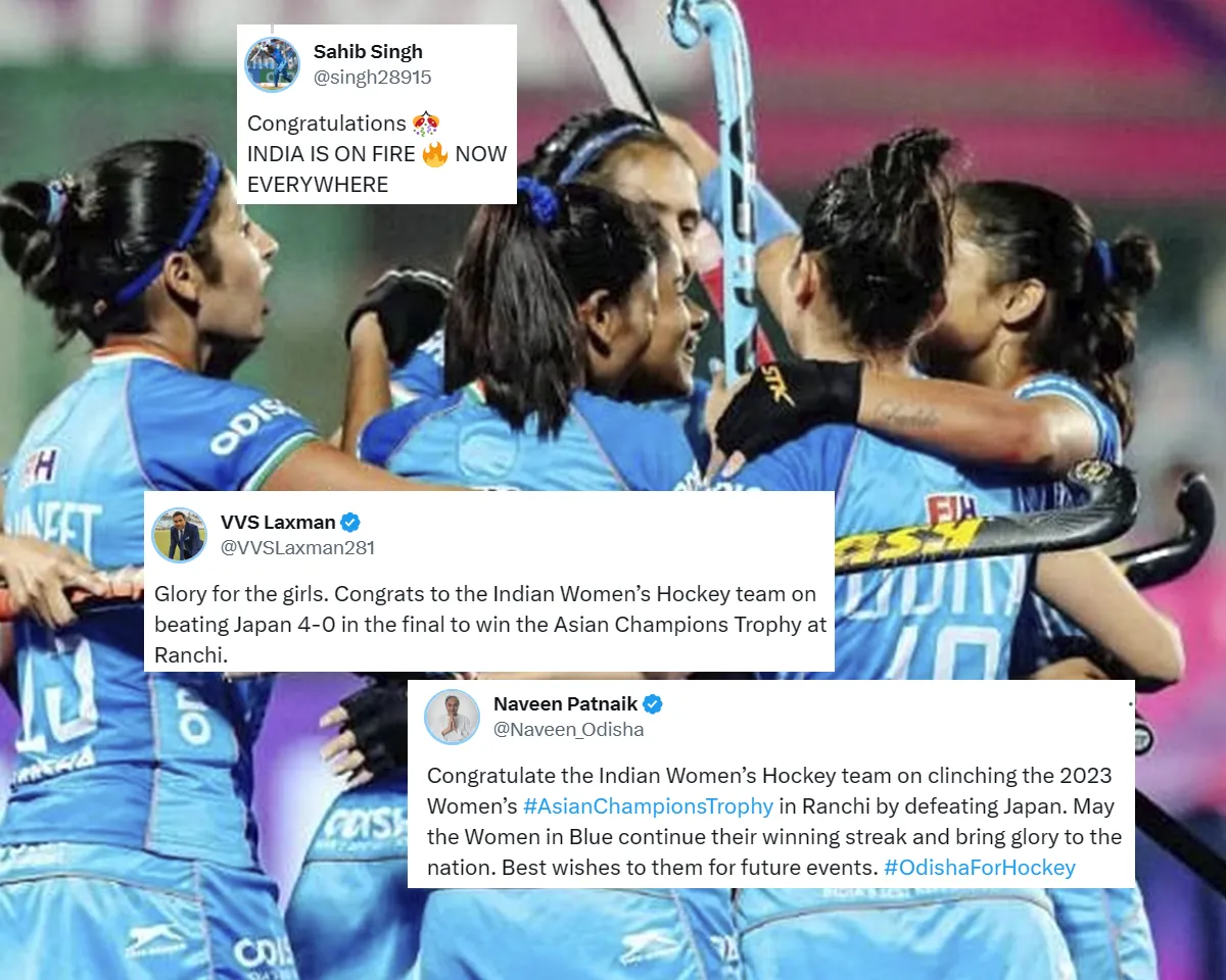 'This team has something unique' - Fans react as Indian Women's Hockey team defeat Japan by 4-0  to win gold in Women's Asian Champions Trophy 2023