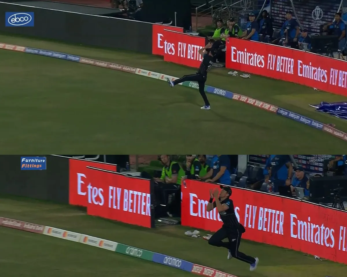 Trent Boult takes a catch