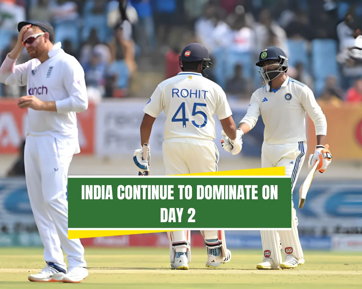 India vs England 3rd Test Day 2 highlights: Rohit Sharma and Ravindra Jadeja take India to 455