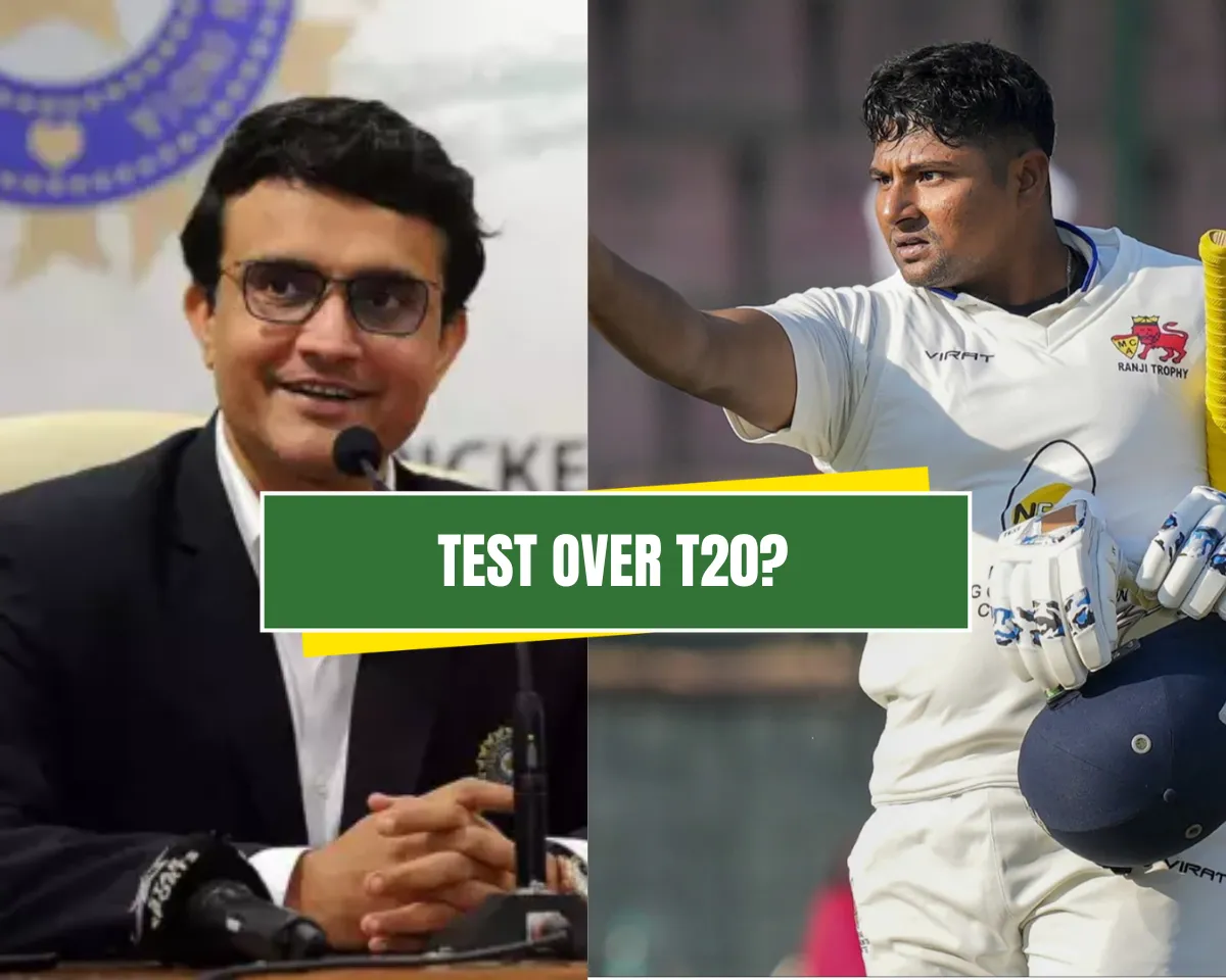 'He is more of a five-day player' - Sourav Ganguly opines about Sarfaraz Khan's batting in Tests