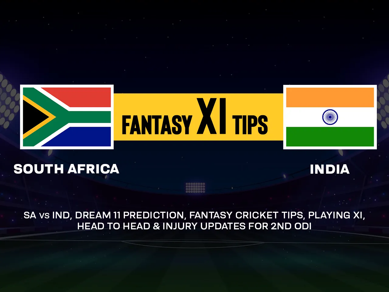 South Africa vs India 2023: SA vs IND Dream11 Prediction, Playing XI Head-to-Head Stats, and Pitch Report for 2nd ODI