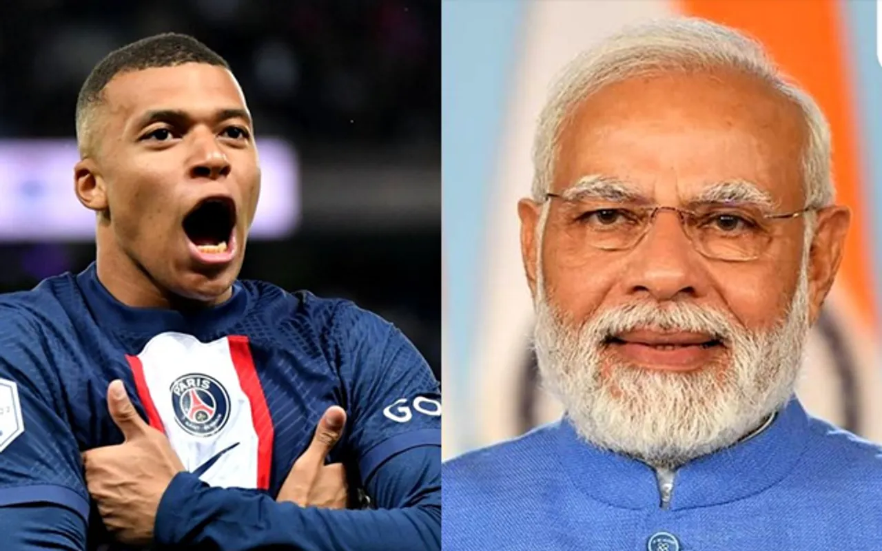 'Ye toh sahi baat hai.' - Fans react as Narendra Modi claims French footballer Kylian Mbappe to be more popular in India than in France