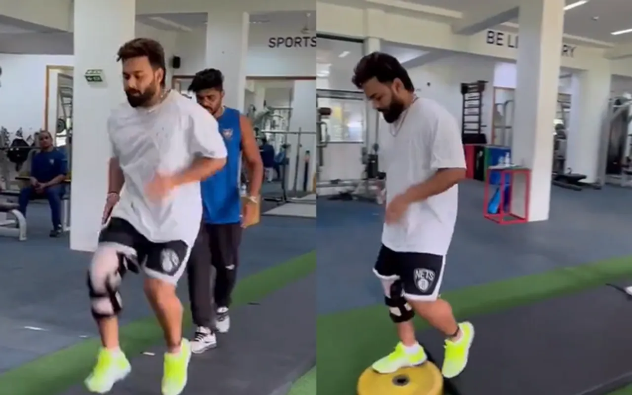 WATCH: Rishabh Pant hits gym, carries out intense drills at NCA