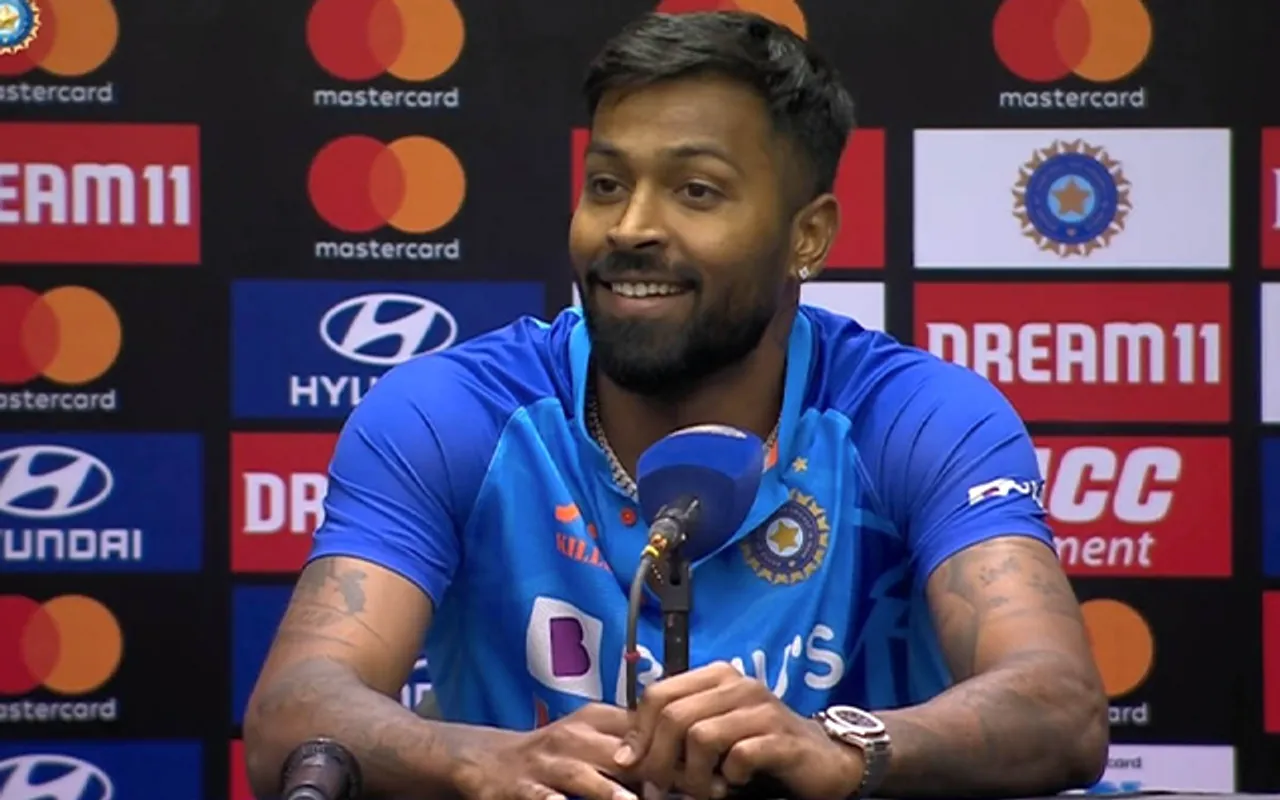 Hardik Pandya in press conference ahead of 1st ODI against Australia (Social - Twitter)