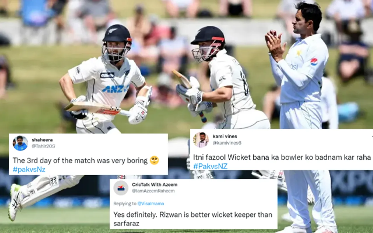 ‘Ab ye home series bhi haaroge kya’- Fans reacts as New Zealand Gain Slender Advantage Over Pakistan after Day 3