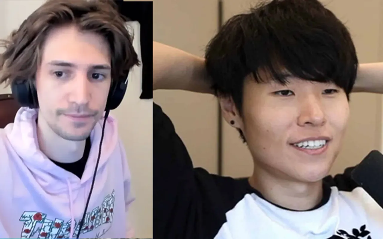 xQc and Disguised Toast (Source - Twitter)