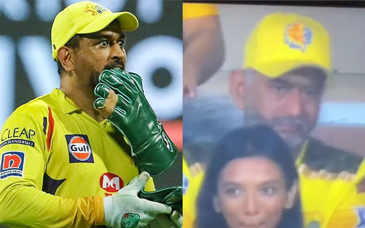 MS Dhoni and his lookalike (Source - Twitter)