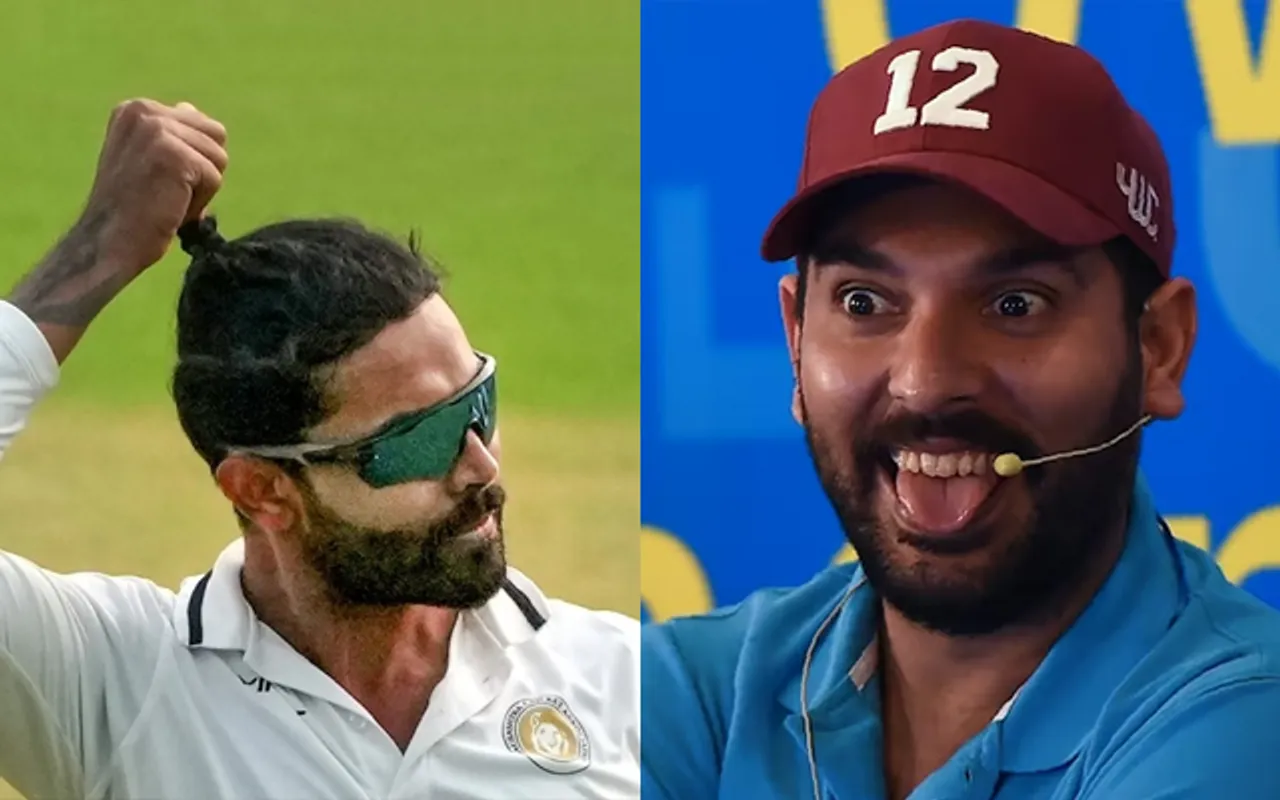 Ravindra Jadeja and Yuvraj Singh (Source - Twitter)