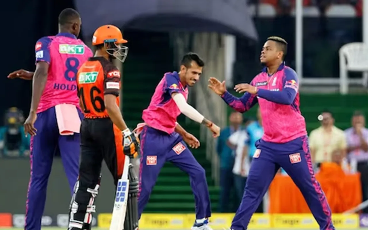 Rajasthan beat Hyderabad (Source - Twitter)