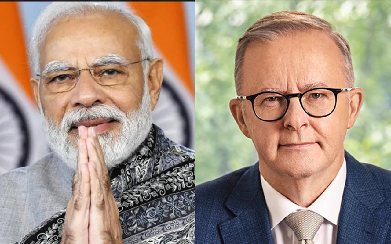 Narendra Modi and Anthony Albanese (Source - Twitter)