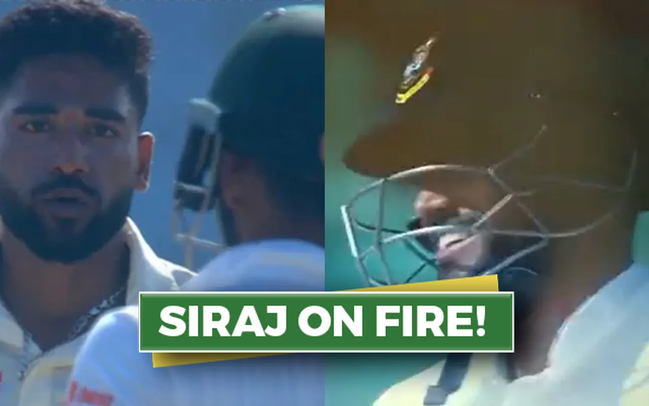 WATCH: Mohammed Siraj involve in another sledging battle, Najmul Hossain Shanto becomes his next target