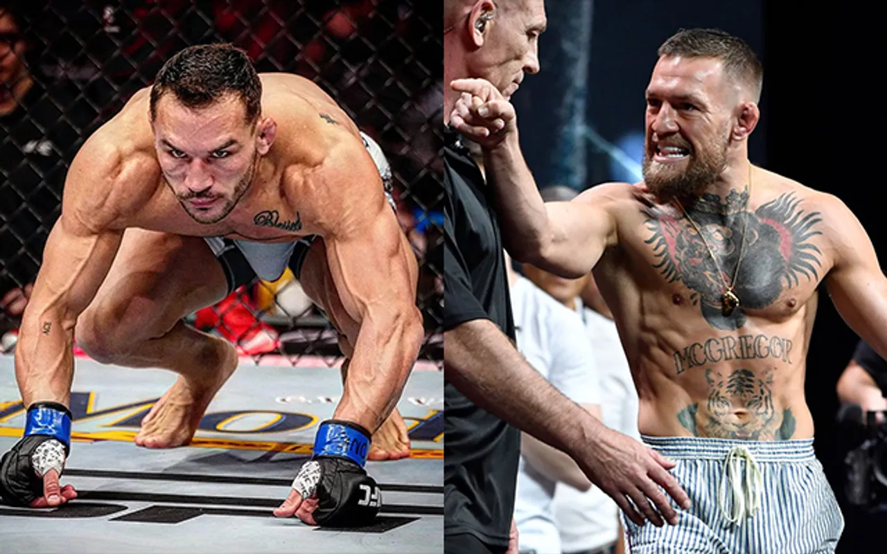 Michael Chandler and Conor McGregor (Source - Twitter)