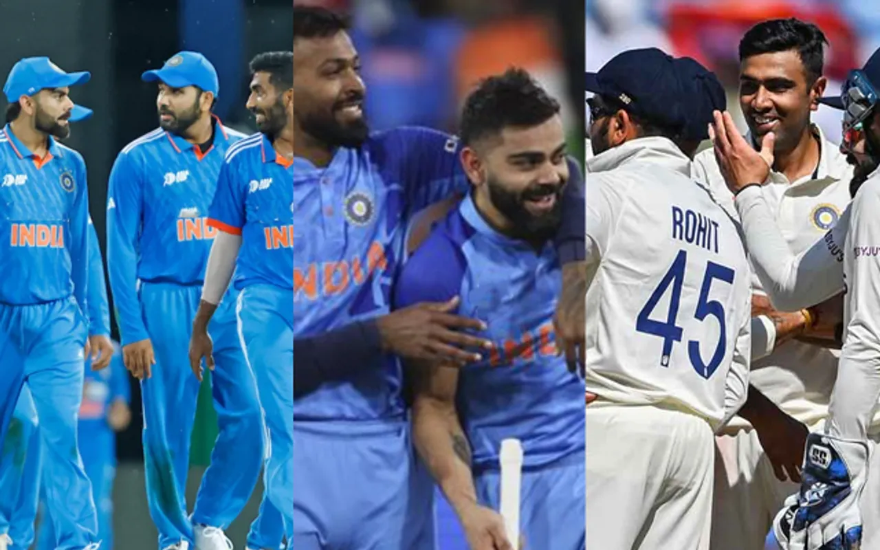 'Badhai ho Badhai'- Fans react as India becomes No.1 team in all formats after beating Australia in first ODI