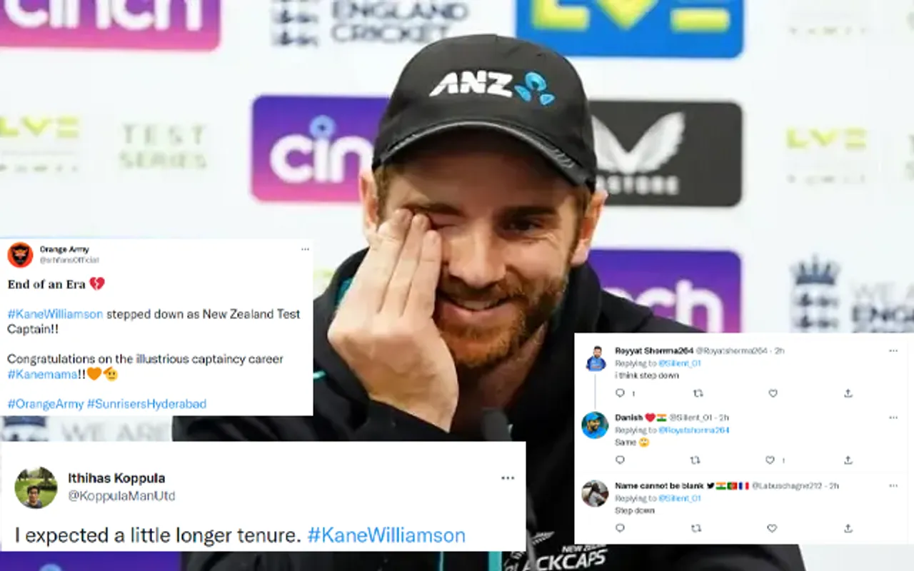 'We expected a little long tenure'- Fans in shock as Kane Williamson quits New Zealand's Test captaincy