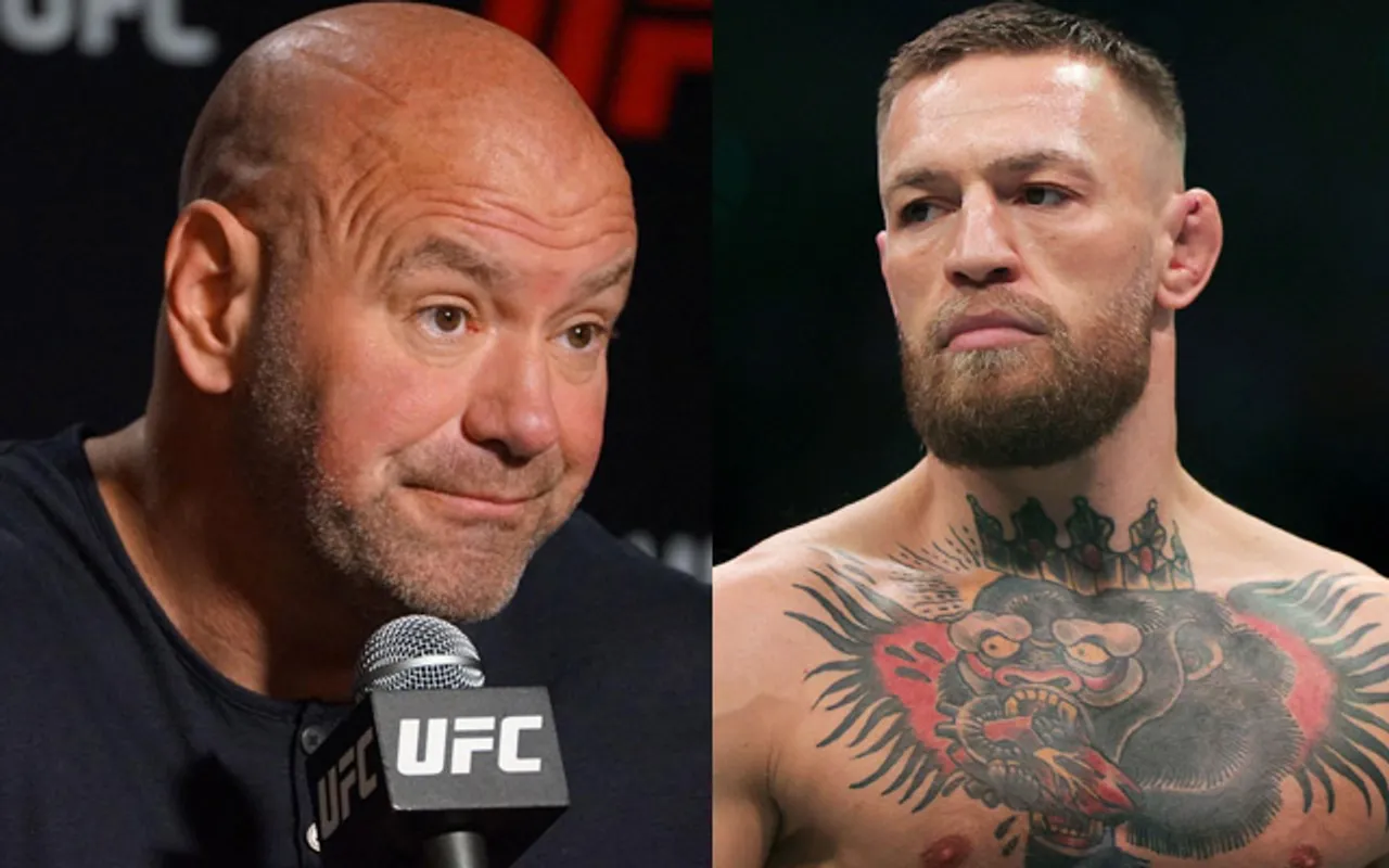 Dana White and Conor McGregor (Source - Twitter)