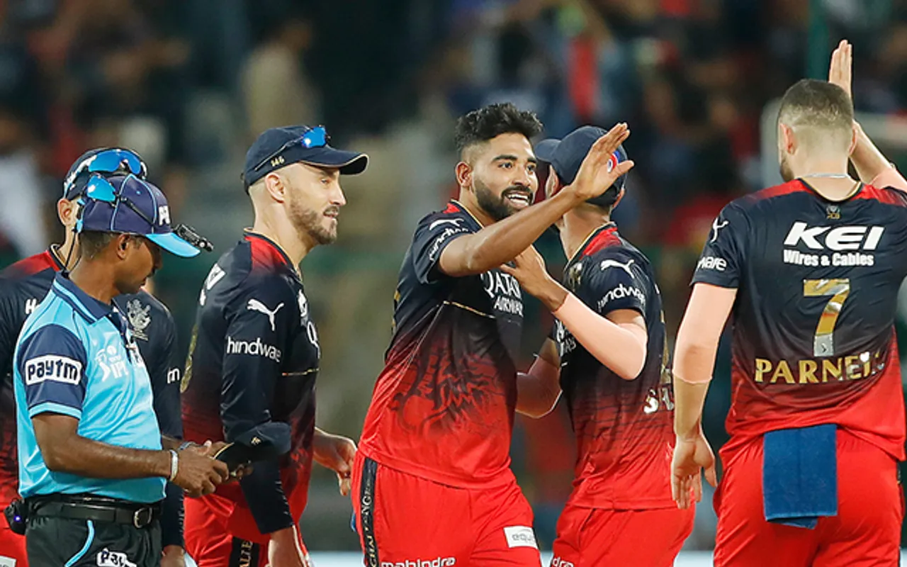 RCB won the match (Source - Twitter)