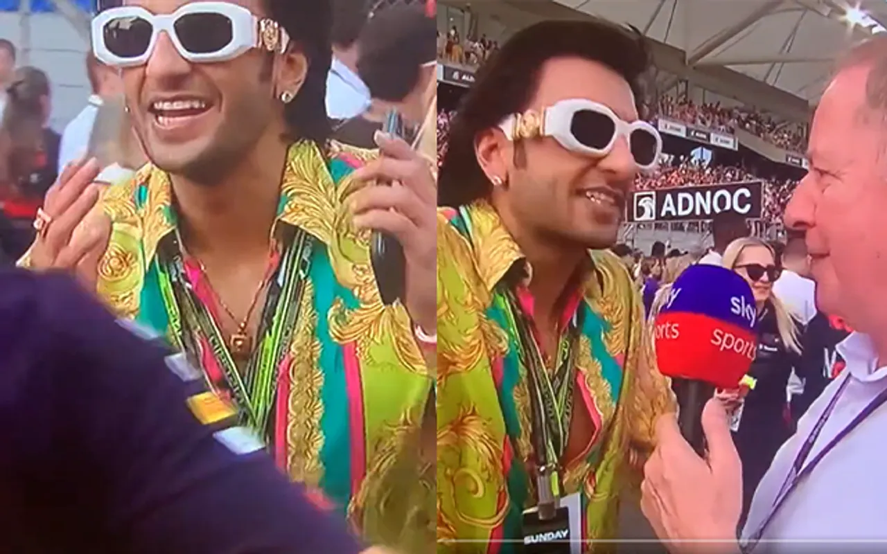 Watch: Ranveer Singh appears at Abu Dhabi GP, interviewer asks 'Who are you?'