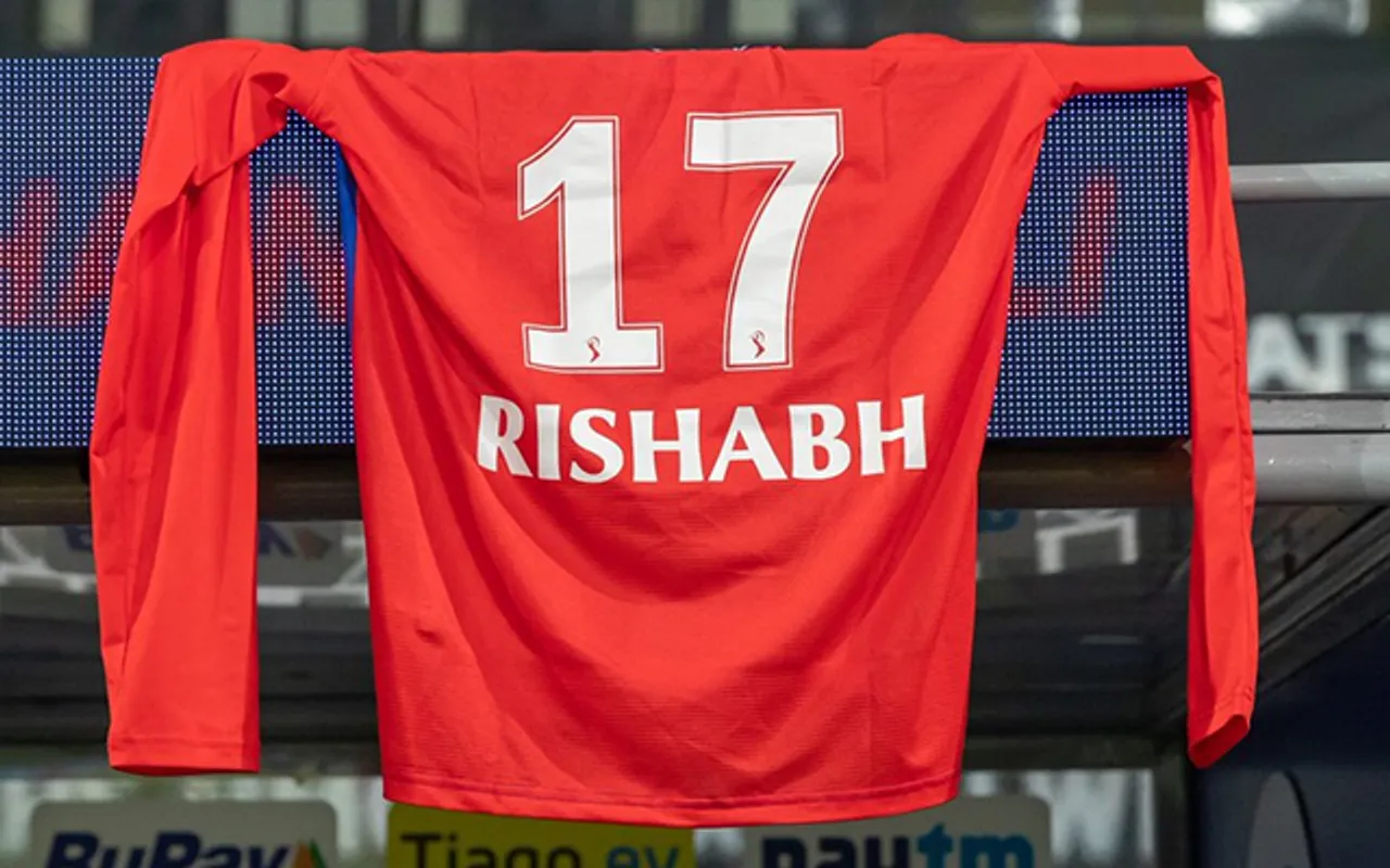 Rishabh Pant's jersey (Source - Twitter)