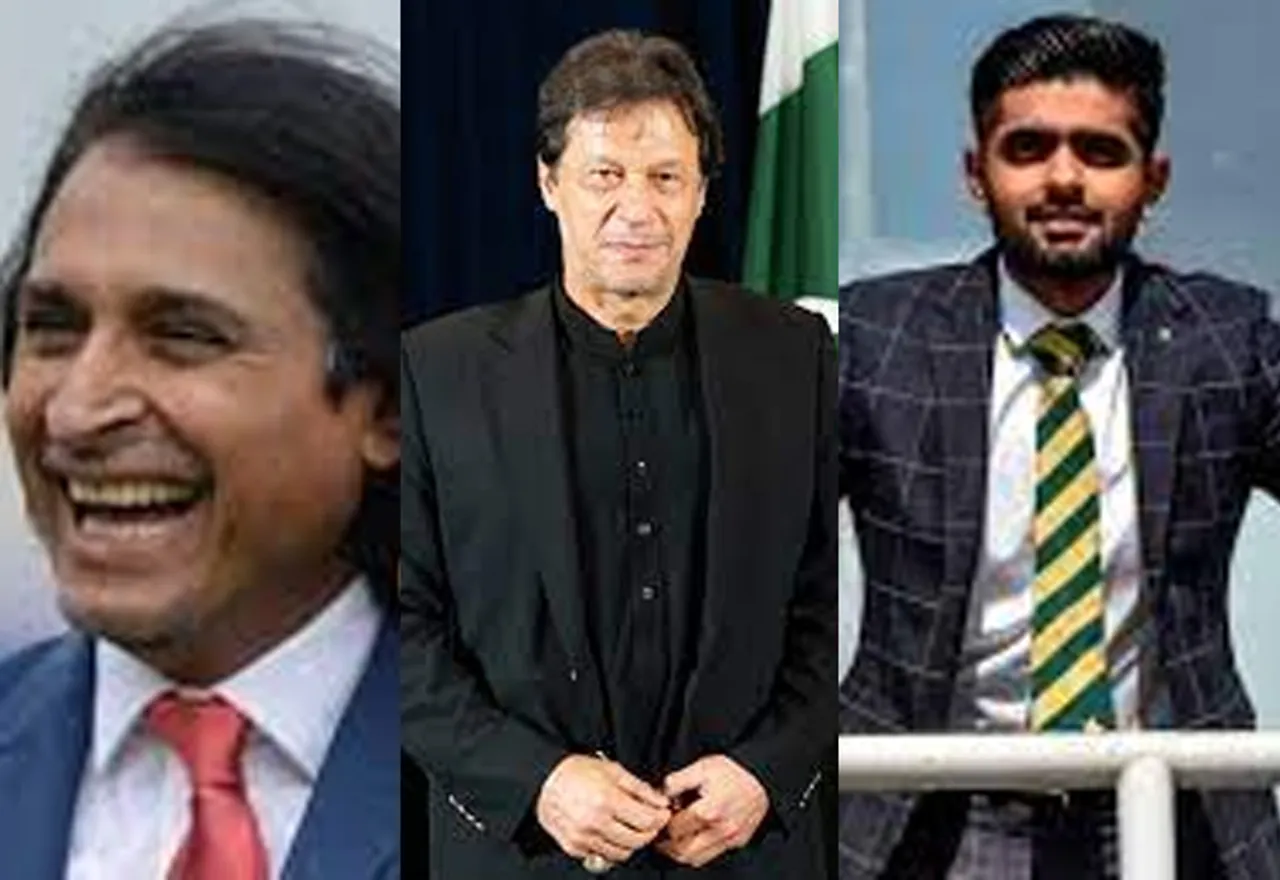 Ramiz Raza, Imran Khan and Babar Azam