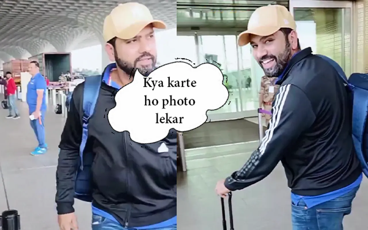 Watch: Rohit Sharma asks ‘Kya karte ho tum log photo lekar’, gets hilarious reply from paparazzi