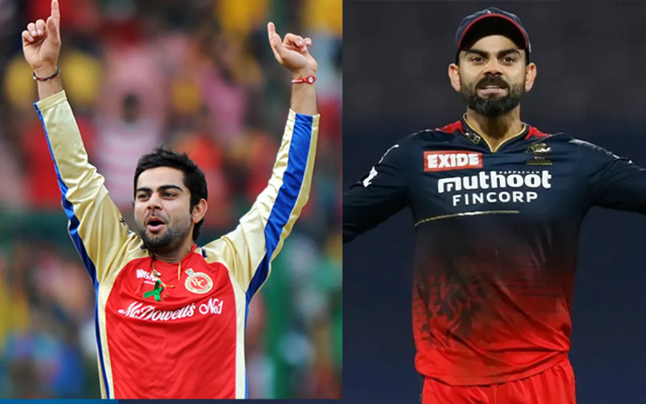 Virat Kohli completed 15 years with Bangalore (Source - Twitter)