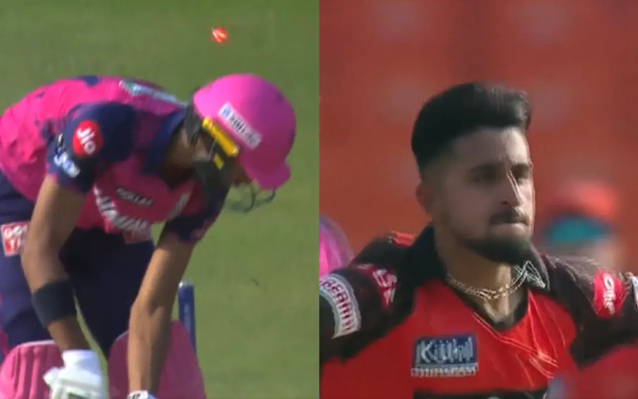 Watch: Umran Malik cleans up Devdutt Padikkal with fiery 149 KPH delivery in Indian T20 League 2023