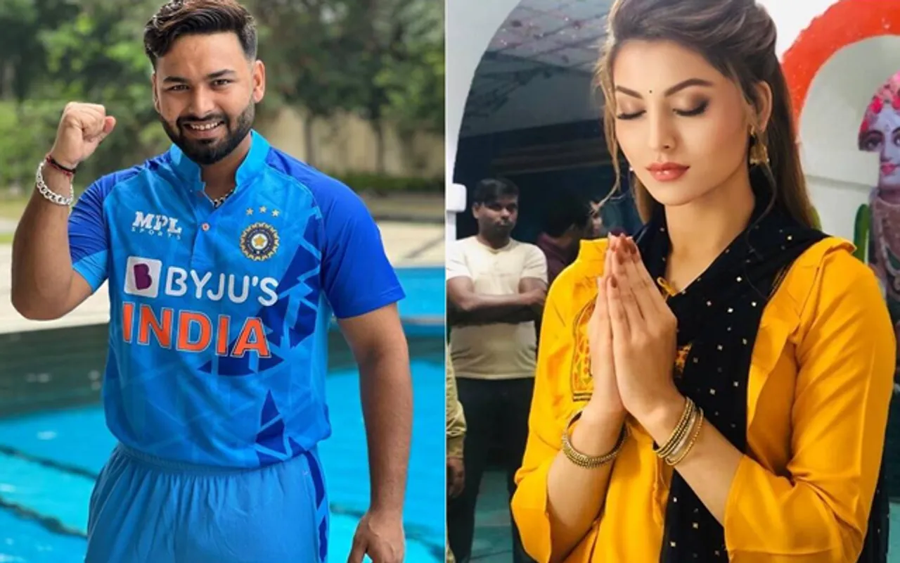 Rishabh Pant and Urvashi Rautela (Source - Twitter)