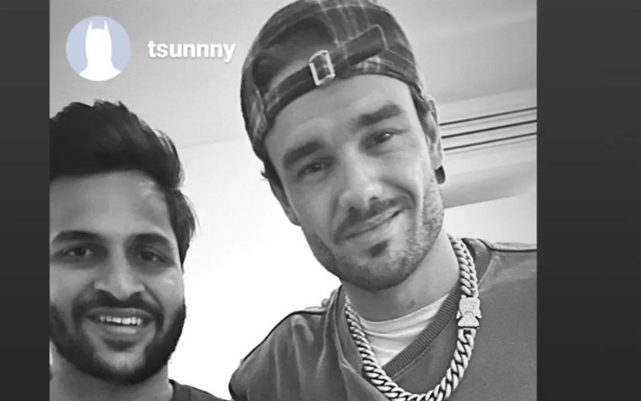 Shardul Thakur and Liam Payne (Source - Twitter)