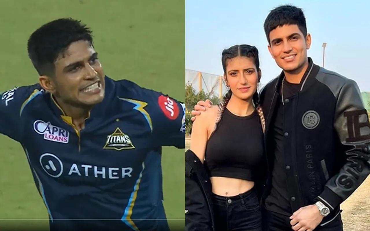 Shubman Gill and his sister (Source - Twitter)