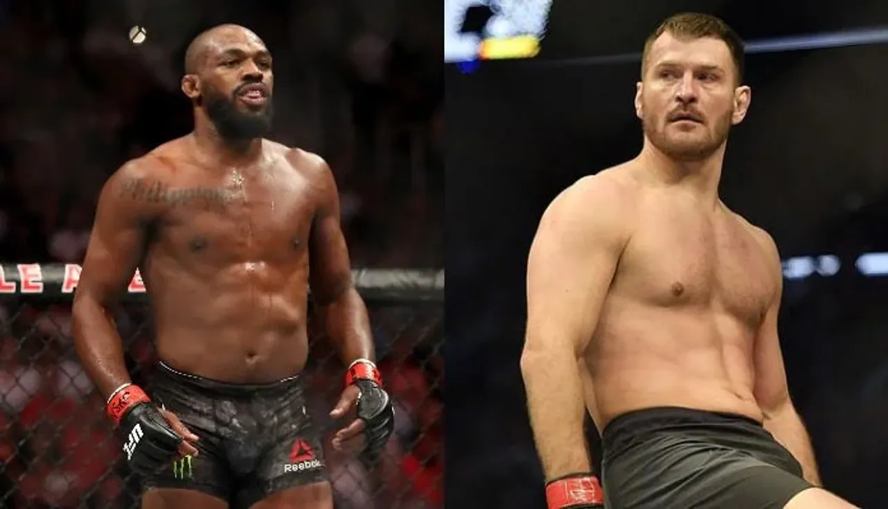 Jon Jones and Stipe Miocic (Source - Twitter)