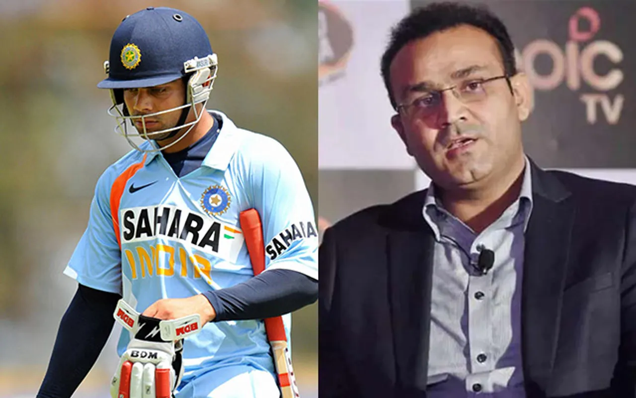 Virendra Sehwag and Virat Kohli