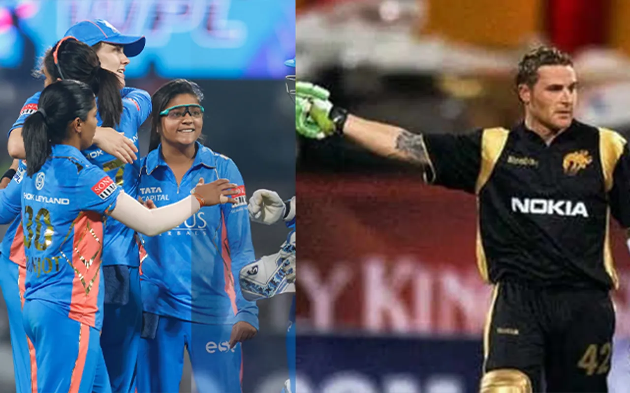 1st match of the Women's T20 League and Indian T20 League (Source - Twitter)