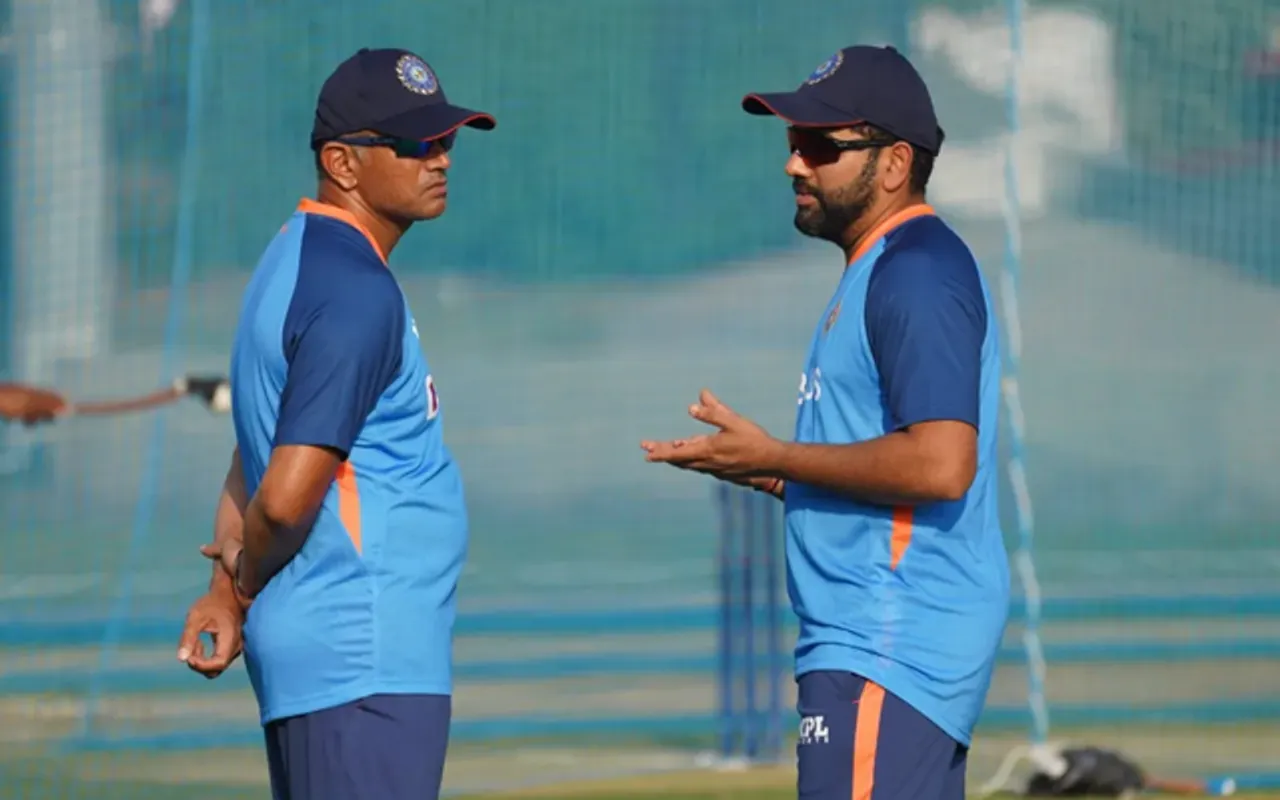 Rahul Dravid and Rohit Sharma