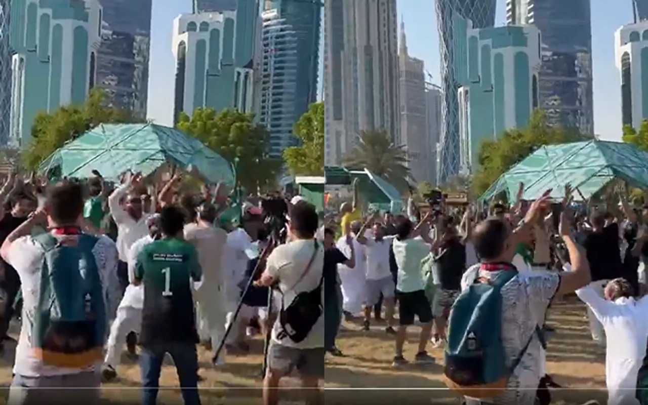 WATCH: Saudi Arabia fans go wild outside the stadium as they stun Argentina in FIFA World Cup 2022