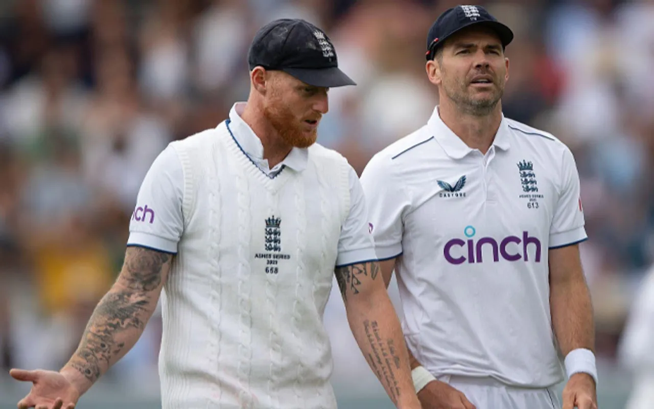 Ben Stokes and James Anderson