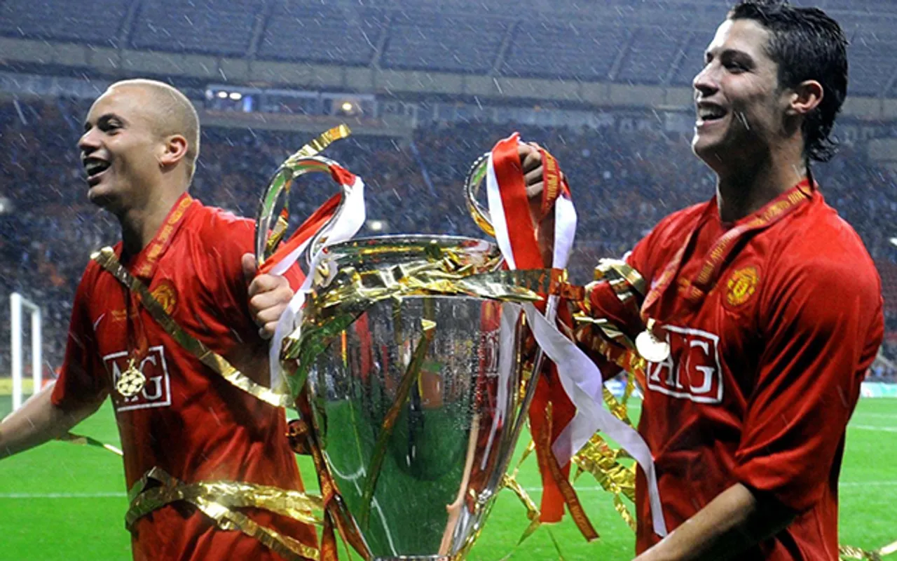 Wes Brown Cristiano Ronaldo