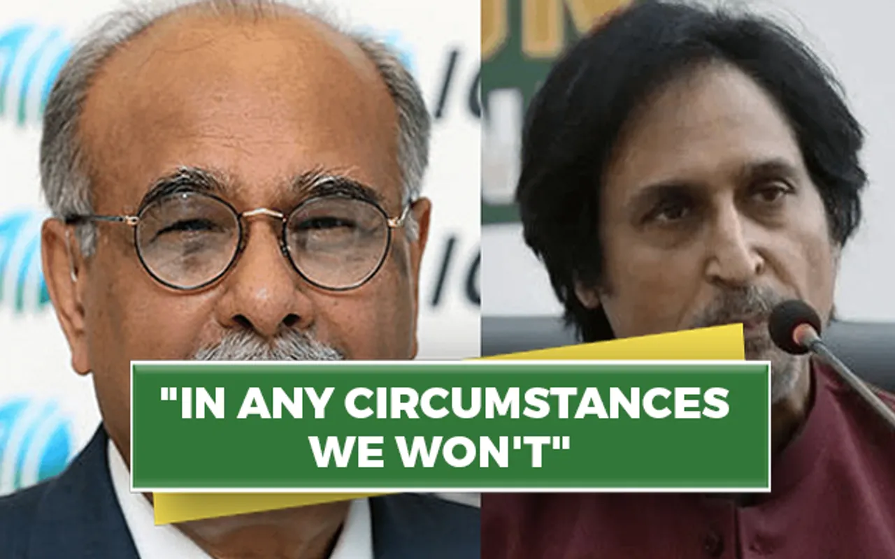 Najam Sethi and Ramiz Raja (Source - Twitter)