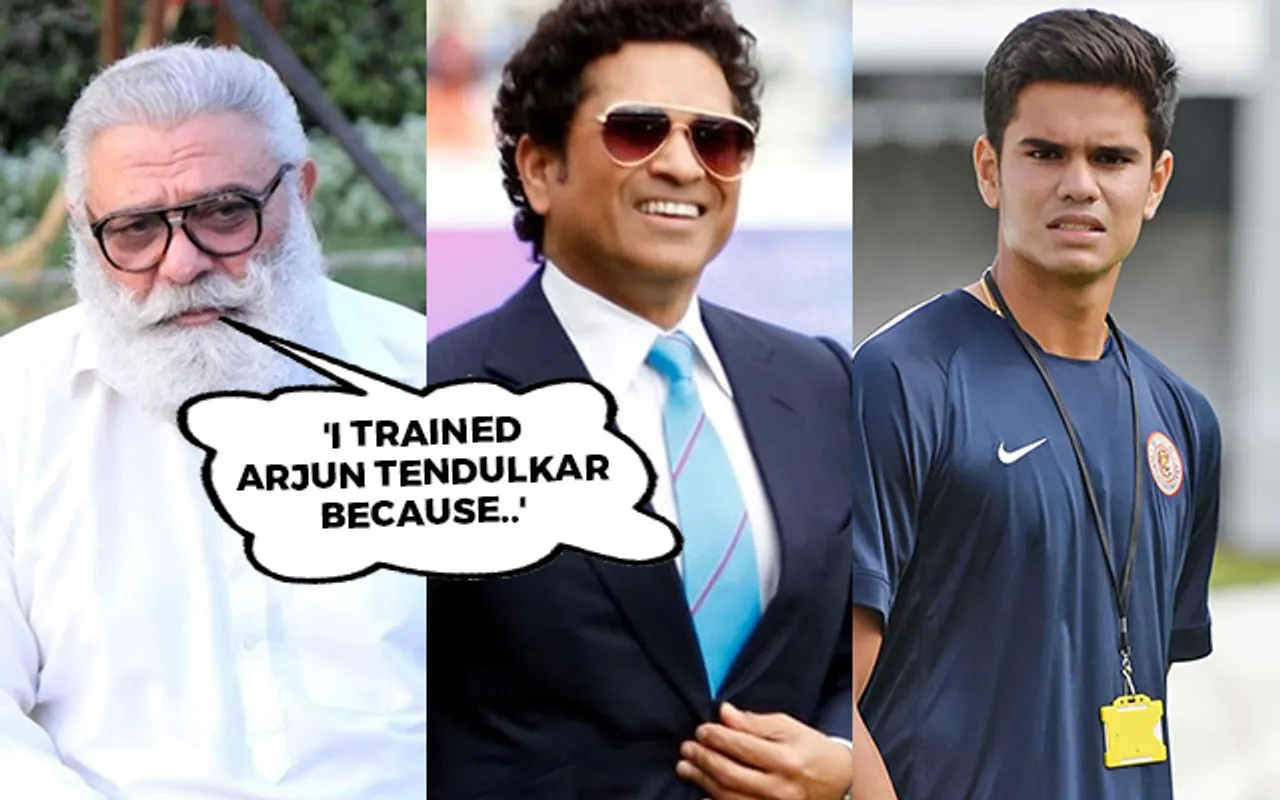 Yograj Singh, Sachin Tendulkar and Arjun Tendulkar (Source - Twiiter)