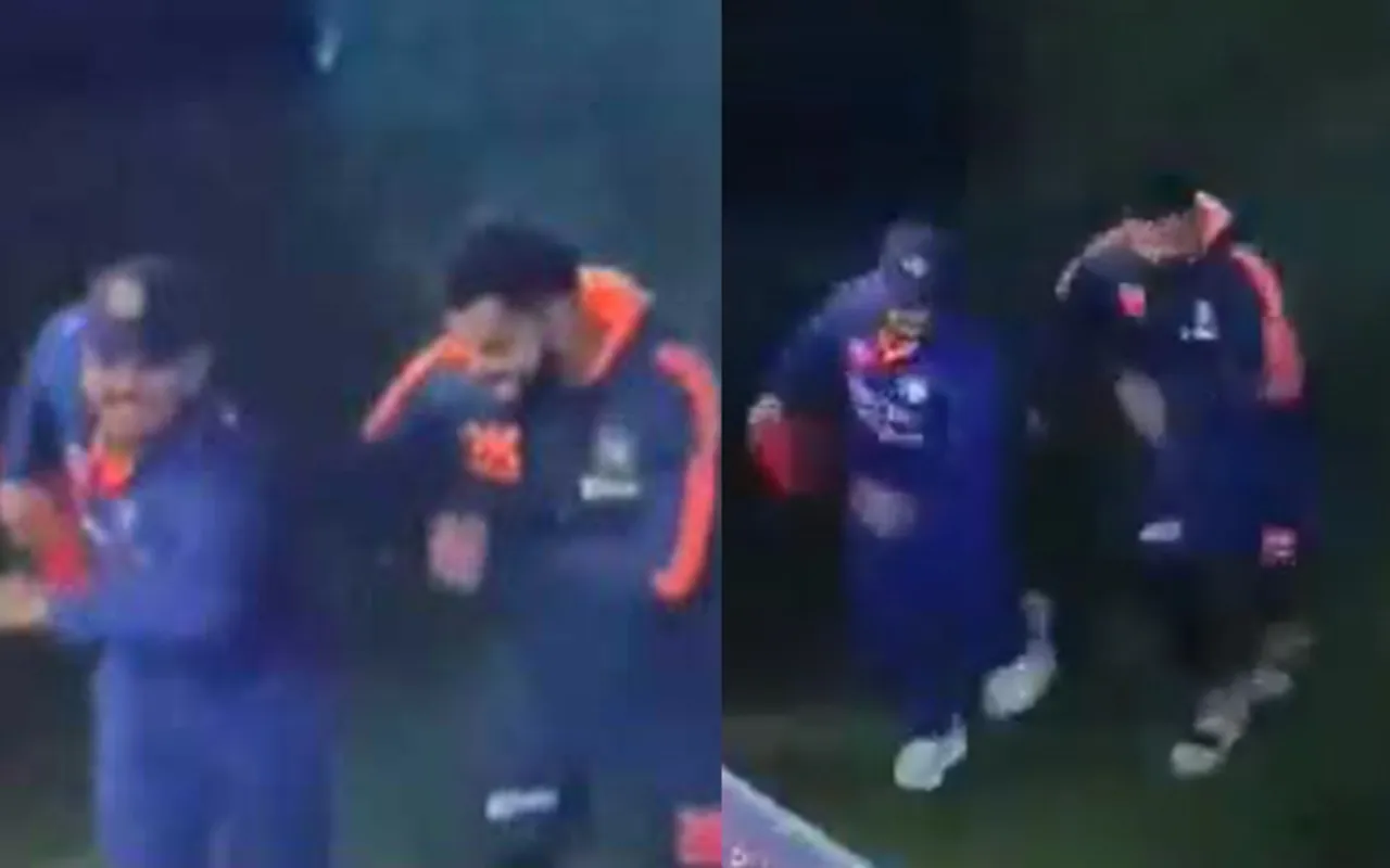 WATCH: Virat Kohli, Ishan Kishan set Eden Gardens on fire with their dance moves after Sri Lanka encounter